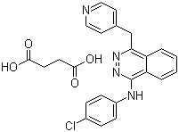 Butanedioic acid,compd. with N-(4-chlorophenyl)-4-(4-pyridinylmethyl)-1-phthalazinamine (1:1)